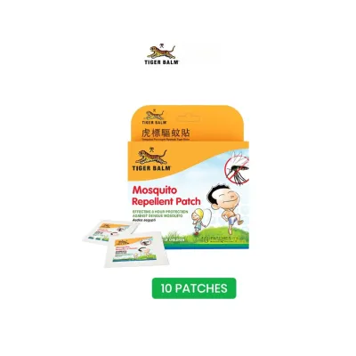 Tiger Balm Mosquito Repellent Patch Dengue Mosquito Protection with Natural Ingredients for Long-Lasting Relief 10 patches