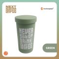 TECHNOPLAST NEXTCOFFEE FLAT TUMBLER / GELAS / BOTOL MINUM 850 ML - Cokelat. 