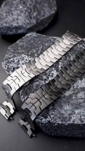 Grade 5 Titanium Band for Watch Ultra 3/2/1 49mm & Series 11/10 46mm DLC Coating Anti-Scratch Ultra 3 Band with Small- Design for Precise Fit Se Butterfly Clasp Band for Men