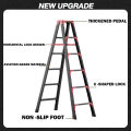 1.2M-2.1M Ladder Heavy Duty Tangga Lipat Folding Extendable Double Sided Ladder 双面楼梯. 
