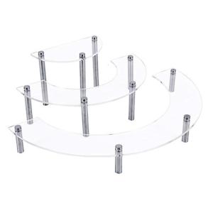 3 tầng tổ chức Acrylic hiển thị kệ cho trang trí nội thất và sưu tầm thanh lịch con số lưu trữ đứng