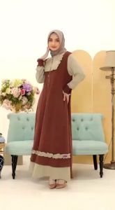 GAMIS MODERN DAN ELEGAN: GAMIS TERBARU AURANY AD 04
