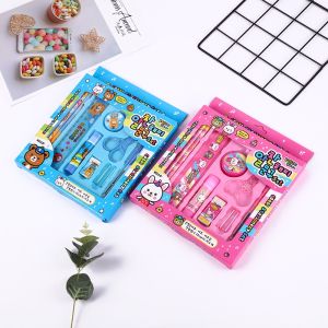 Paket Alat Tulis Menulis Rautan Pensil Penghapus Notes Lem Gunting