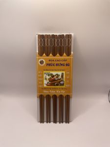 Đũa gỗ cẩm đô xà cừ hình chữ X ( chờ neo)  cao cấp Phúc Hưng SG siêu bền đẹp không móc không nhuộm màu an toàn sức khỏekhông bạc màu không mùi 100% tự nhiên dễ gắp không trơn trượt thích hợp cho bếp ăn đẹp