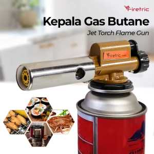 BERGARANSI Firetric Kepala Gas Butane Jet Torch las kaleng bakar sate bbq Flame Gun - TQ-803