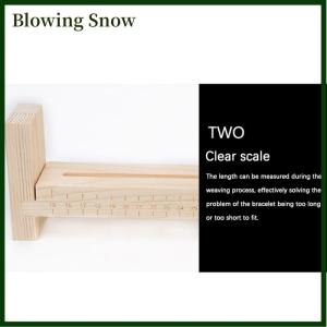 Blowing Creative Practical Rope Braiding Tool Hand-knitted Rope Rack For Bracelets Necklaces DIY Handcraft Rope Knitting Fixing Tools