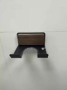 AE Solid wood hair dryer holder bathroom hair dryer aluminum alloy storage rack wall-mounted no-drill multi-layer hair dryer rack
