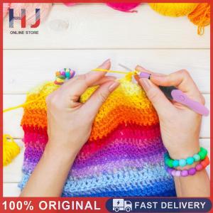 9 in 1 USB Light Up Crochet Hooks Knitting Needles LED Sewing Tools Set Kit