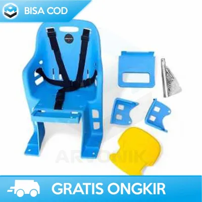 BONCENGAN BELAKANG SEPEDA ANAK POLOS SAFETY DAN KOKOH MATERIAL PVC