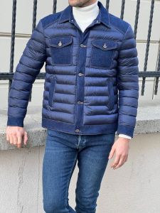 Jajet Kombinasi Bahan Jeans Dan Parasut