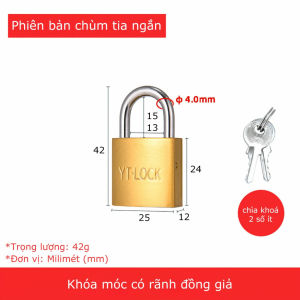 Ổ khóa cửa chống trộm đồng thau nguyên khối chống gỉ -BeloveShop