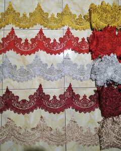 RENDA ROLL PINGGIRAN BESAR LEBAR 20 CM MOTIF GALUNGGUNG
