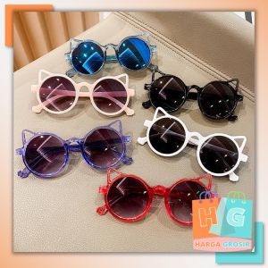 Harga Grosir - Kacamata Anak Bentuk Kucing / Kacamata Fashion Anak-Anak / Kacamata Anak Fashion