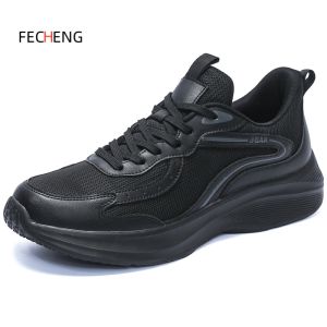 FECHENG Men Sneakers Plus Big Size 46 47 48 49 50 Lightweight Breathable Mesh Casual Shoes White Wide Toe Sports Running Trainers Men Shoes