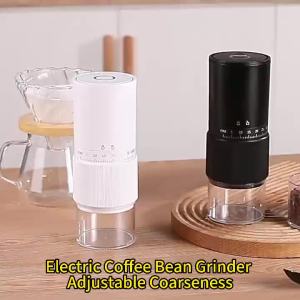 New Portable Electric Coffee Bean Grinder Household 1000mAh 30 Gears Externally Adjustable Coffee Machine Rechargeable Grinders