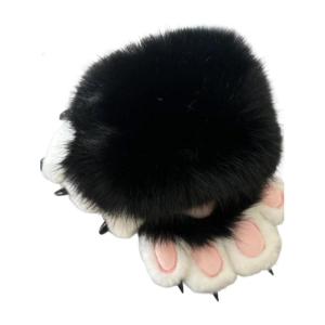 Mèo bàn chân Găng tay với móng vuốt động vật bàn chân găng tay therians bàn chân fursuit trang phục Halloween Phụ kiện trang phục therians bánh