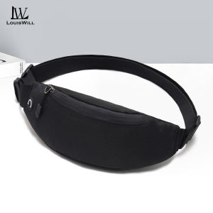 LouisWill Chest Bag Waist Bag Crossbody Chest Bag  Multi-Functional Fitness Bag Small Waist Pouch Waterproof Wear-Resistant Waist Bag with Adjustable Strap for Workout Running