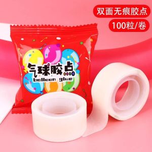 Round Dot Double Sided Tape Transparent Non-Marking Non-Trace Adhesive Sticker