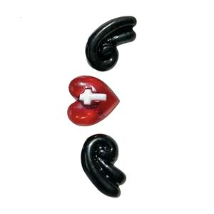 Wing and Star Ear Bone Studs Earrings Stylish Helix Tragus Piercing Ear Accessories for Fashion Enthusiasts