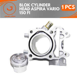 Blok Seher Set Block Cylinder Head Lengkap Aspira Motor Honda Vario 150 Fi K59