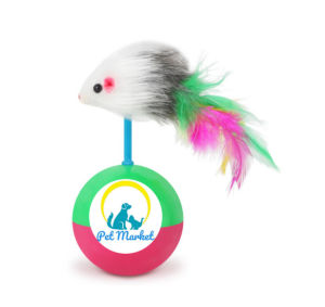 ĐỒ CHƠI CHUỘT LẬT ĐẬT LÔNG VŨ CHUỘT ĐỒ CHƠI CHO MÈO