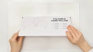 Foldable Nail Art Hand Pillow PU Hand Cushion Nail Specific Hand Pillow Plastic Manicure Table Tool