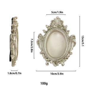 LUMIYA Nhựa Khung ảnh cổ điển Chi tiết trang trí Thanh lịch Khung trang trí Baroque Phong cách Châu Âu Tinh tế Khung ảnh Victoria Trang trí máy tính để bàn