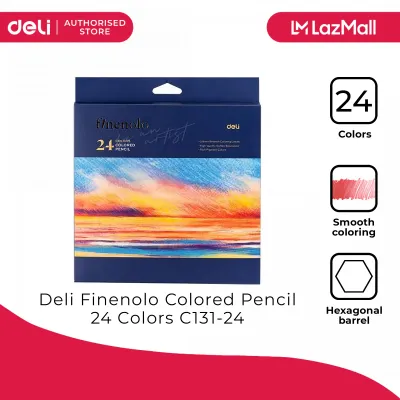 Deli C131-24 Finenolo Colored Pencil 24 Colors