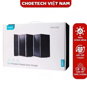 Bộ sạc năng lượng mặt trời 40W Choetech SC006 di động có thể gấp gọn