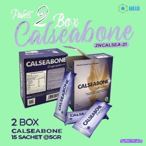 BBM-PROMO 2 BOX CALSEABONE 15 SACHET/box  BANTU pertumbuhan tulang
