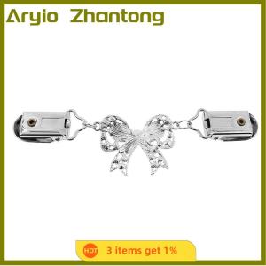 Aryio Fashion Bow Cardigan Sweater Blouse Pin Shawl Brooch Clips Duck Scarf Clasps