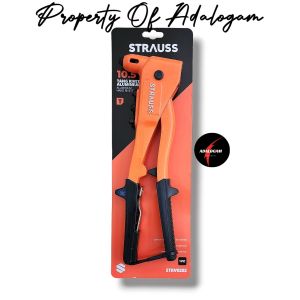 STRAUSS 10.5" Aluminium Hand Riveter - Tang Rivet Rifet Ripet