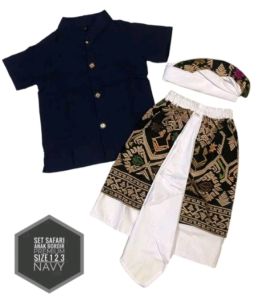 Setelan Baju Adat Bali Anak Laki | set 3-9  Tahun| udeng | set otonan
