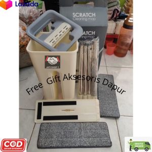 TERLARIS!!! ALAT PEL LANTAI PEMBERSIH PRAKTIS PENGEPEL OTOMATIS ULTRA MOP - TANPA PERAS TANGAN