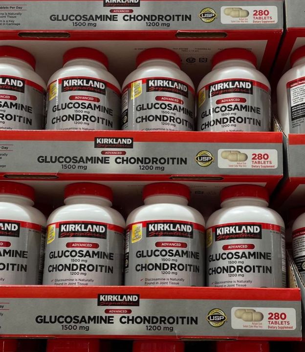 Kirkland NOW 280 Tablets Signature Glucosamine & Chondroitin Expiry 12