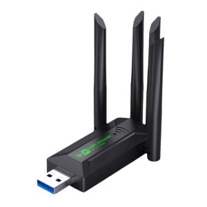 1300Mbps USB WiFi 2.4/5Ghz Double Band 4 External Antennas For Wide Compatibility