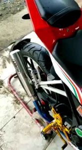 Knalpot Arrow Pro Race Fullsystem Cbr150r R15v2v3: Aksesoris Modifikasi Motor CBR150R