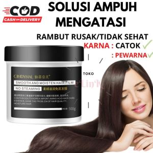 isi 500gr Cindynal hairmask smooting keratin treatmen rambut rusak dan kering
