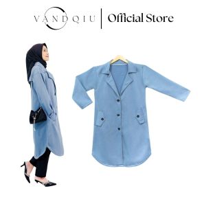 Vandqiu Long Coat Wanita Jaket Musim Dingin Panjang 002