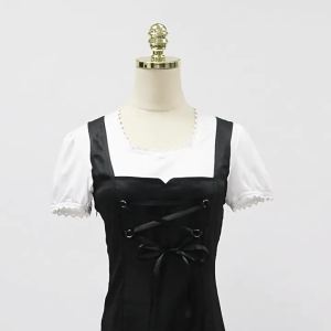 Manpinshang Halloween Carnival Costume German Beer Festival Outfit Size-Specific Suspender Pants Set Bavarian Womens Costume