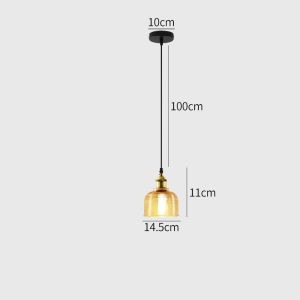 YFD Nordic Modern Minimalist Bar Table Living Room Bedroom Cafe Creative Glass Leisure Bar Restaurant Lighting Pendant Lamp