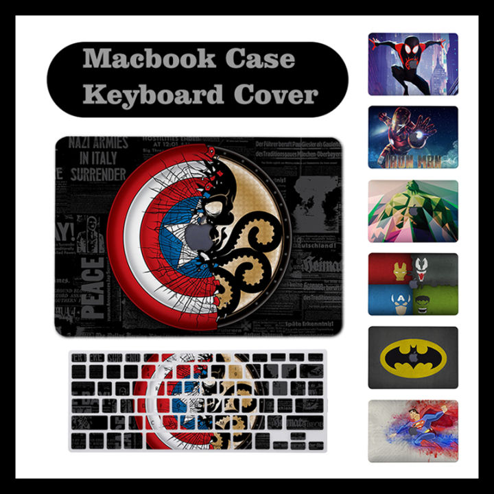 Super Hero Batman Spider Man Case for New MacBook Air Pro 13 11