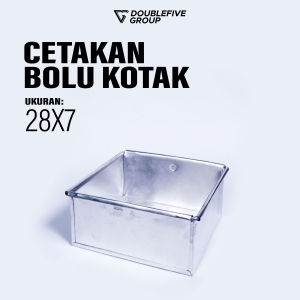 Loyang Kue Bolu Kotak Anti Lengket - Cetakan Kue Bolu Kotak Lengkap Berbagai Ukuran komplit 28 X 7