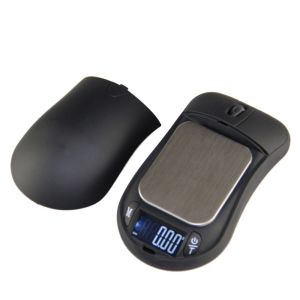 NCNC(okdeals01) Gram Mini Scales Balance Digital Scales Precision Herb Medicine Weight Mouse Shape Jewelry Scale Electronic Scales Weight Scale LCD Display