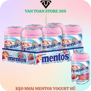 Kẹo nhai MENTOS sữa chua yoghurt hũ 90g