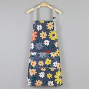 Aqrau จัดส่งจากประเทศไทย🚚ผ้ากันเปื้อนโฮมเมดวัสดุผ้าฝ้ายกันน้ำผ้ากันเปื้อนกันน้ำผ้ากันเปื้อนคุณภาพสูงสามารถปรับรอบเอวได้ผ้ากันเปื้อนคาเฟ่อบผ้ากันเปื้อนบาร์บีคิวชุดทำงานห้องครัว