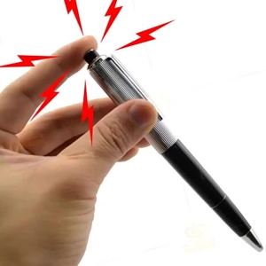 1pc Creative Electric Shock Pen Toy Utility Device Funny Prank Trick Signing Pens Office School