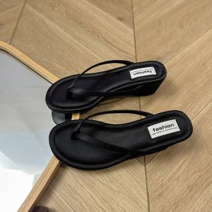 [Free Shipping] WomenS Wedge Flip-Flops For Outdoor Wear 2026 Summer New Style 5Cm Height-Increasing Versatile Sandals And Slippers