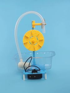 Physics STEM Technology Gadget Kids Science Toys Electric Water Turbine Windmill Educational Toys for Children DIY Craft Toy