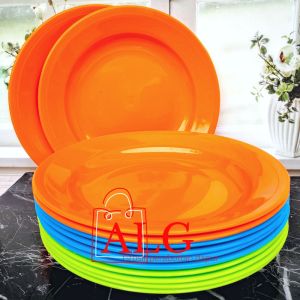 12PCS PIRING MAKAN PLSTIC LENTUR ANTI PECAH